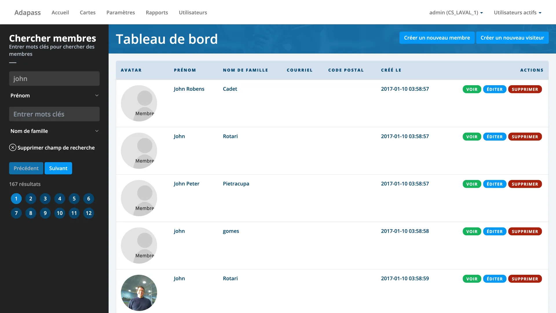 search users
