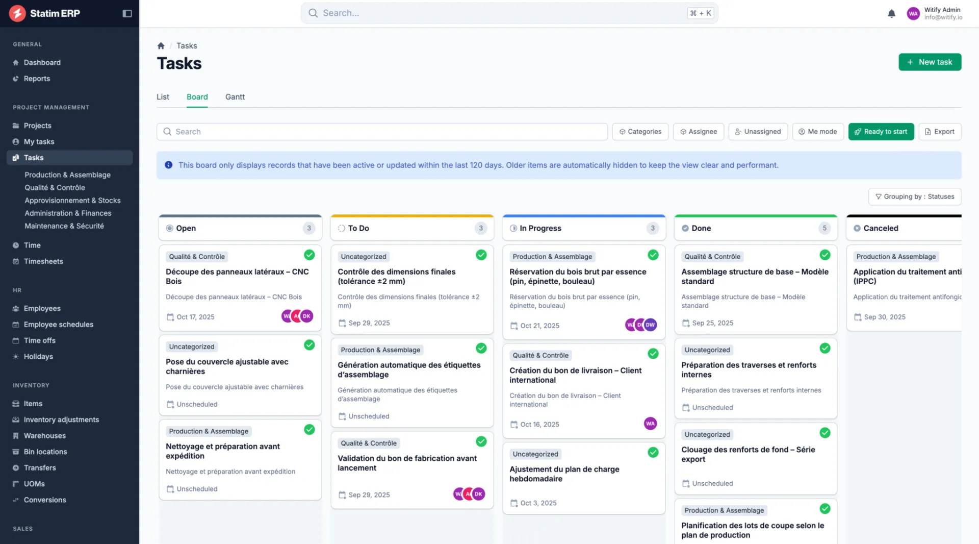 Tasks Board